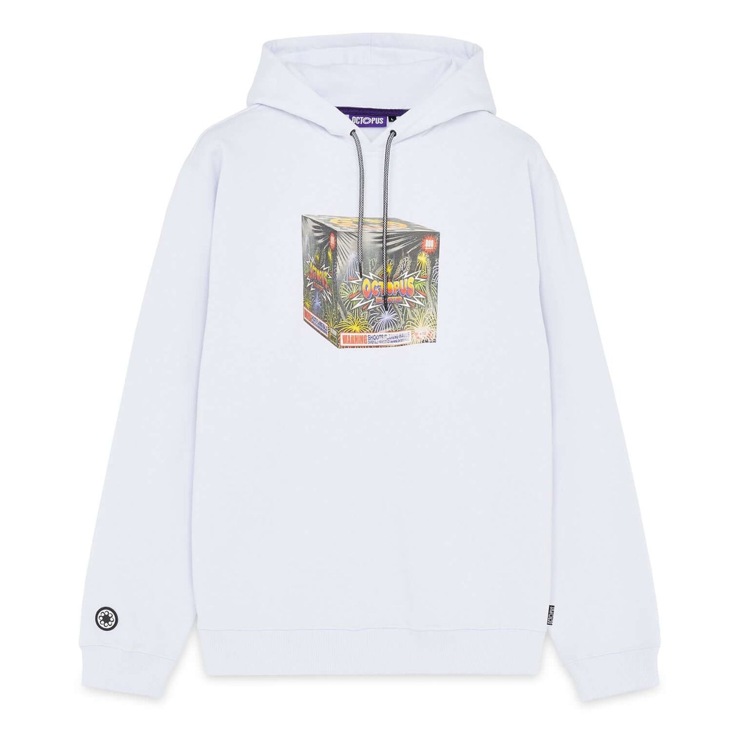 BLASTER HOODIE WHITE OCTOPUS €42.0