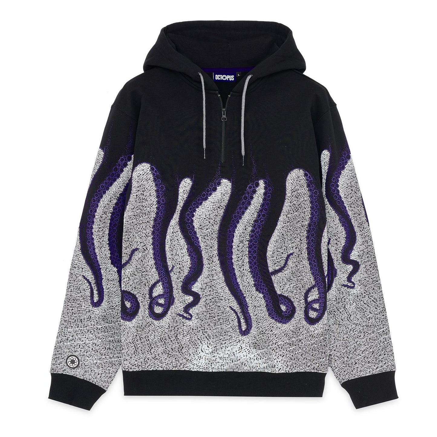 EVERYWHERE OCTOPUS ZIPPER BLACK