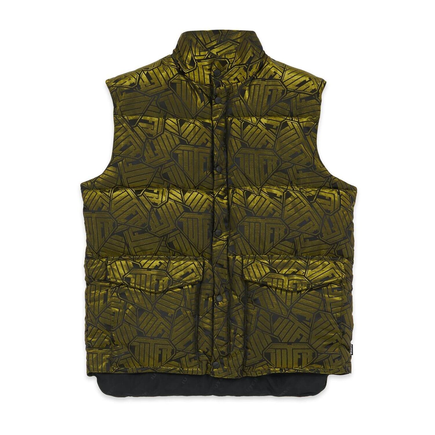 IUTER MULTILOGO PUFF VEST YELLOW IUTER €112.0