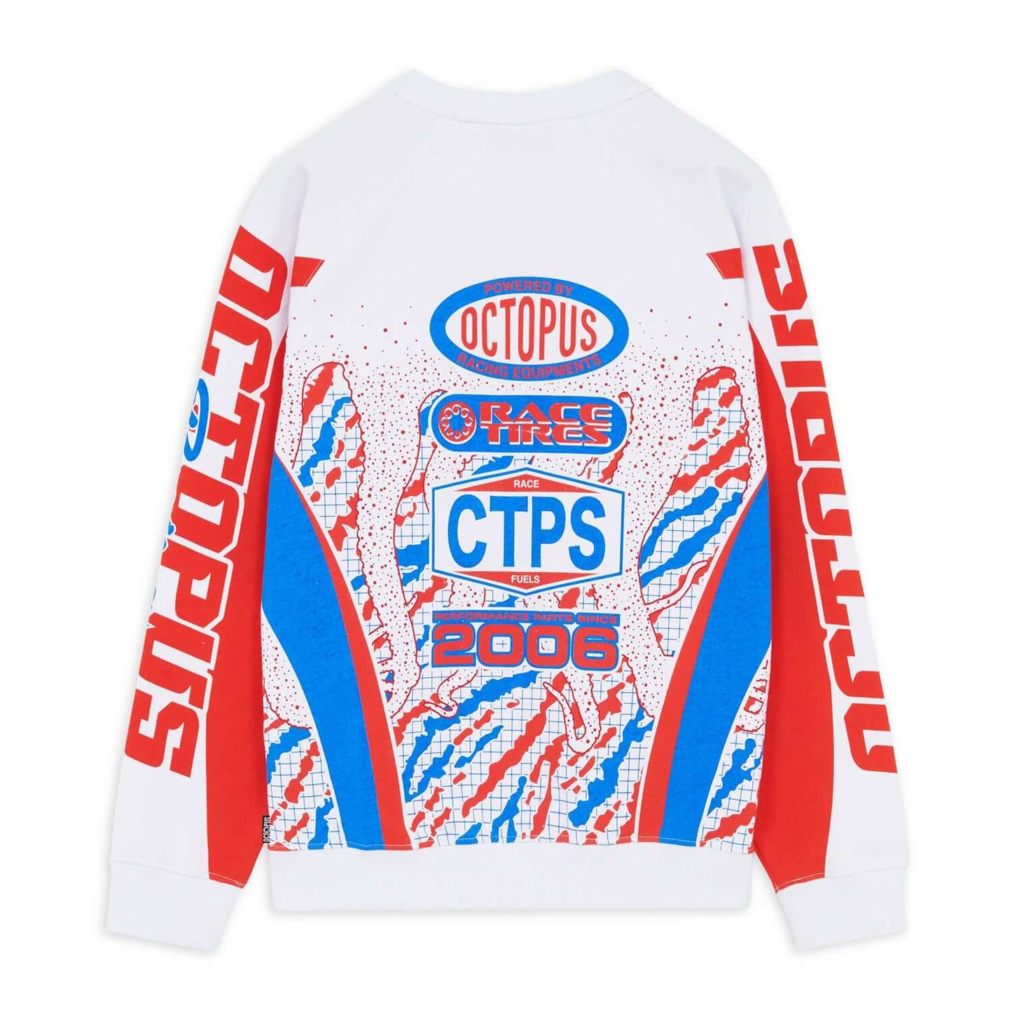 OCTOPUS RACING CREWNECK WHITE OCTOPUS €110.0