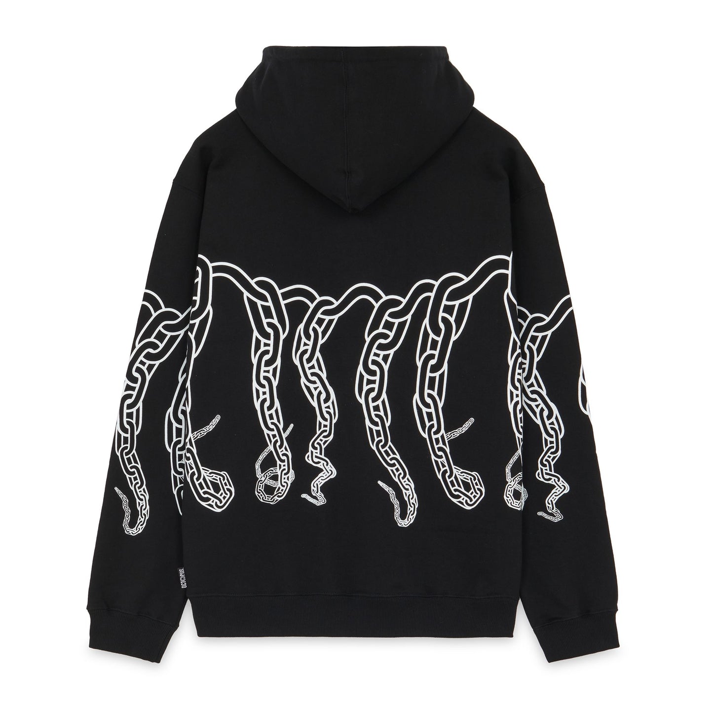 OCTOPUS CHAIN HOODIE BLACK
