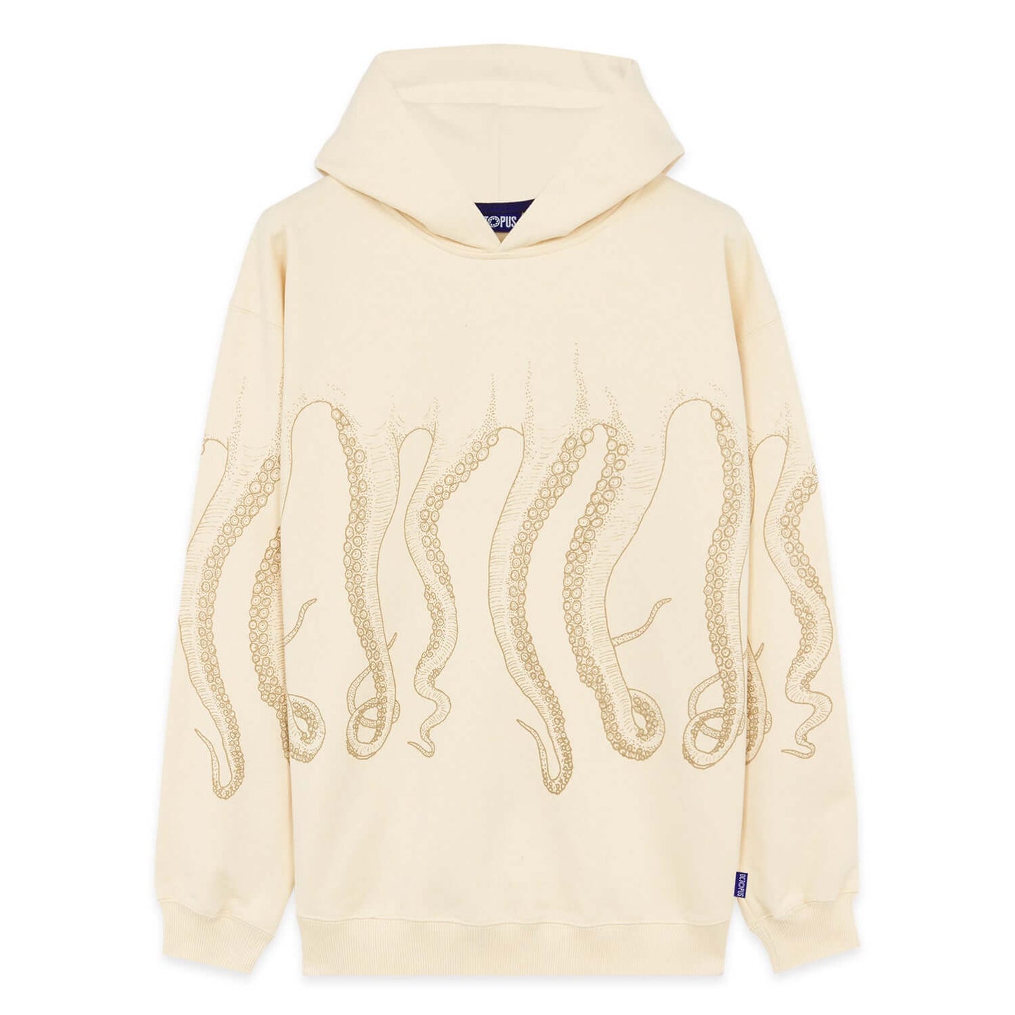 OCTOPUS DYED HOODIE CREAM OCTOPUS €140.0