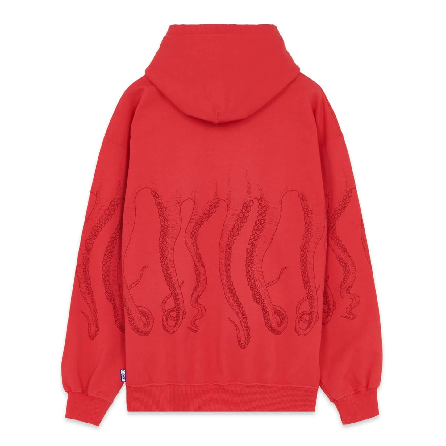 OCTOPUS DYED HOODIE ROSSO OCTOPUS €140.0