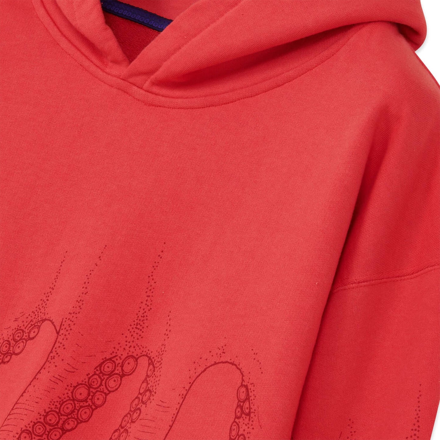 OCTOPUS DYED HOODIE ROSSO OCTOPUS €140.0