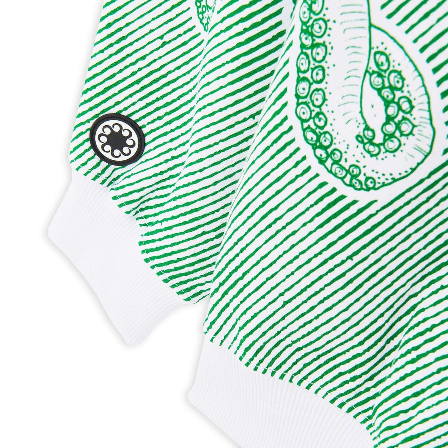 OCTOPUS UNIVERSITY HOODIE GREEN WHITE OCTOPUS €125.0