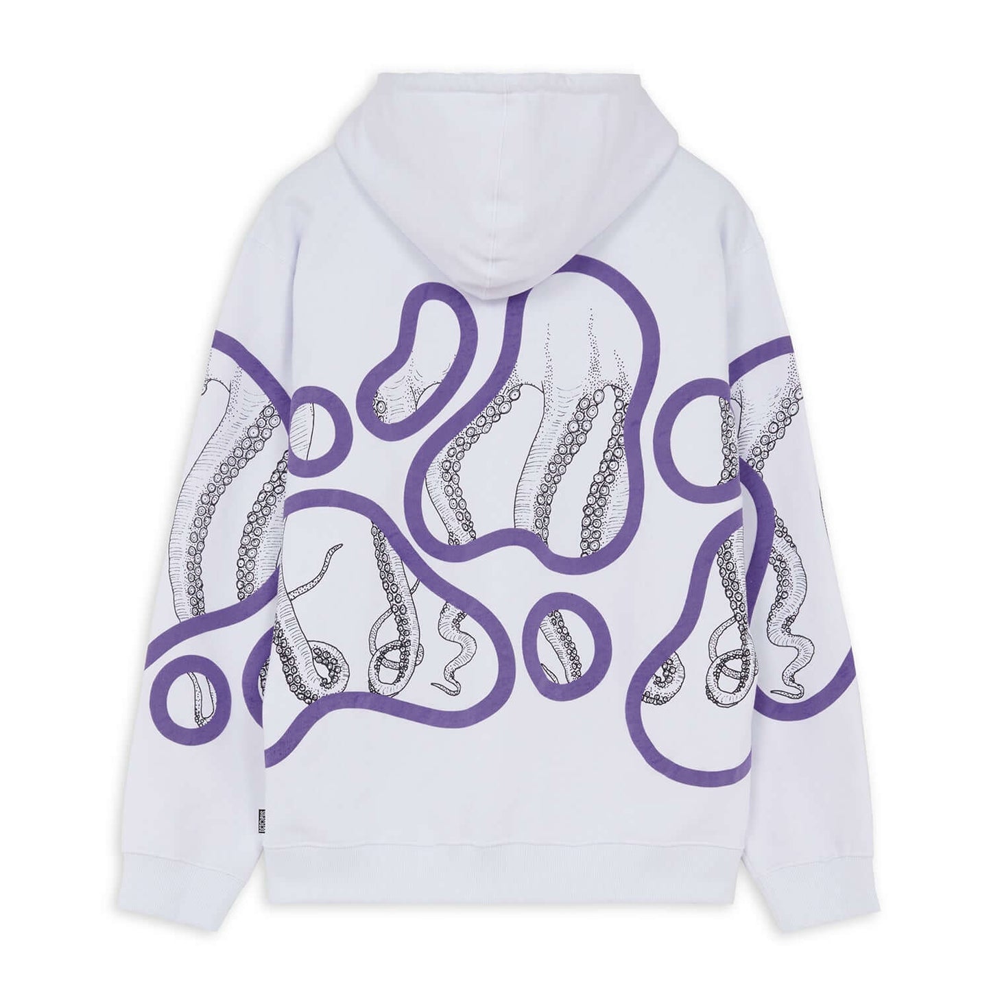 OCTOPUS STAINED HOODIE WHITE OCTOPUS €100.0