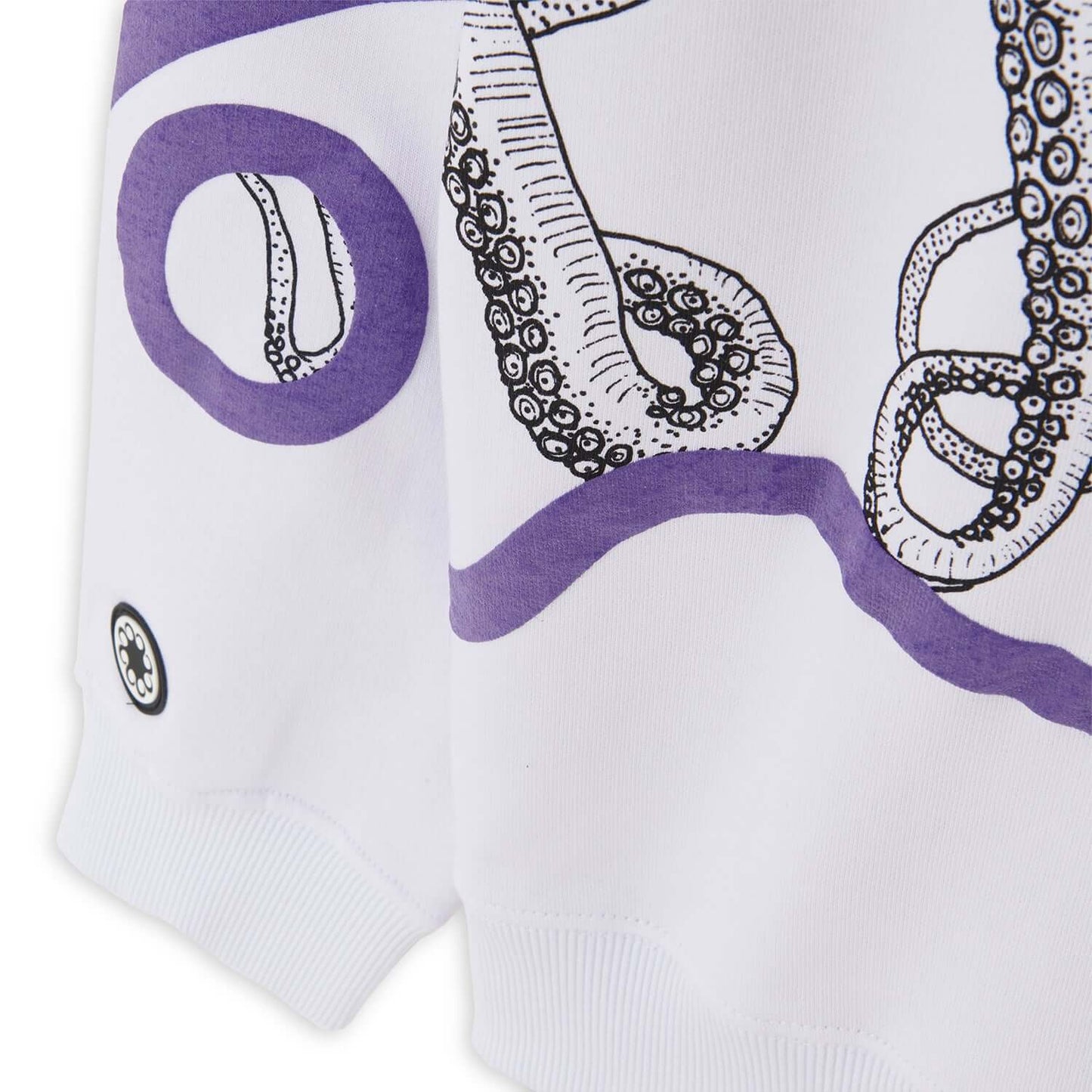 OCTOPUS STAINED HOODIE WHITE OCTOPUS €100.0