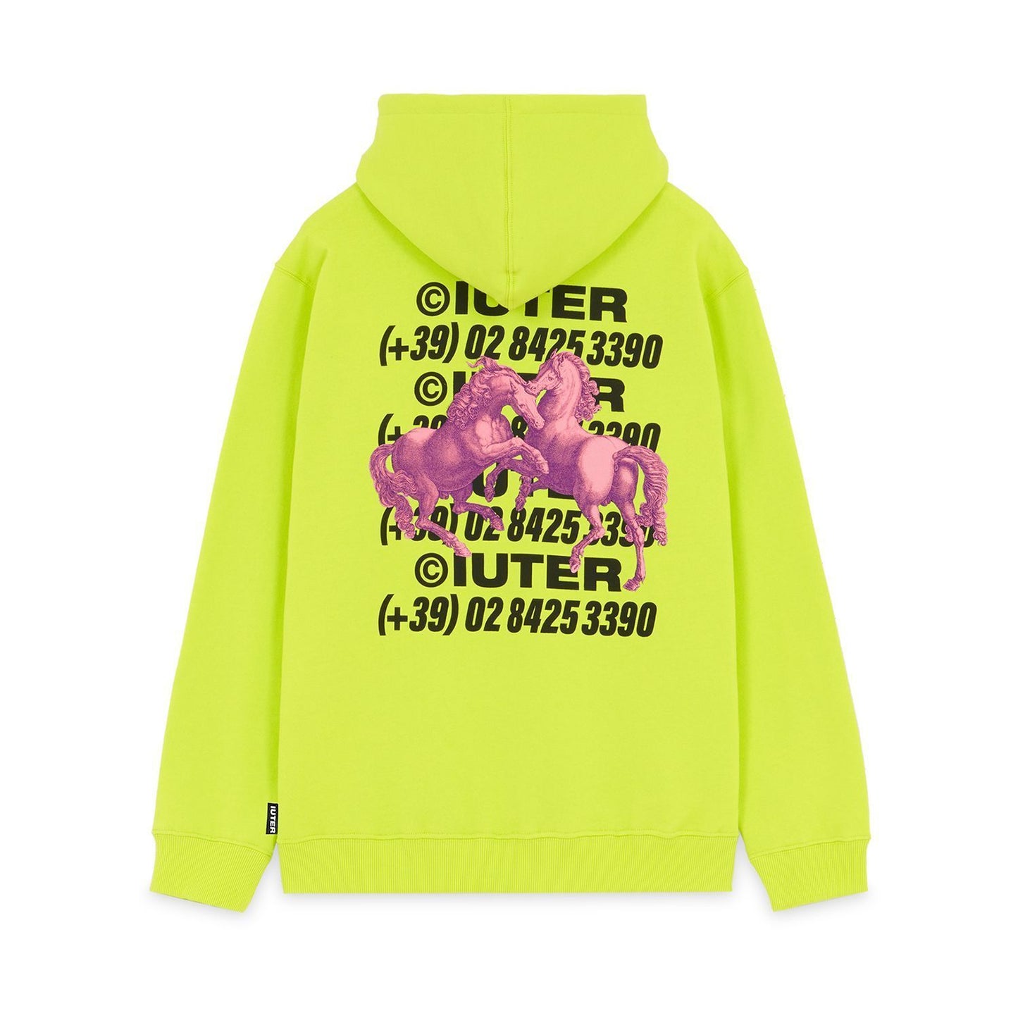 HORSES HOODIE LIME