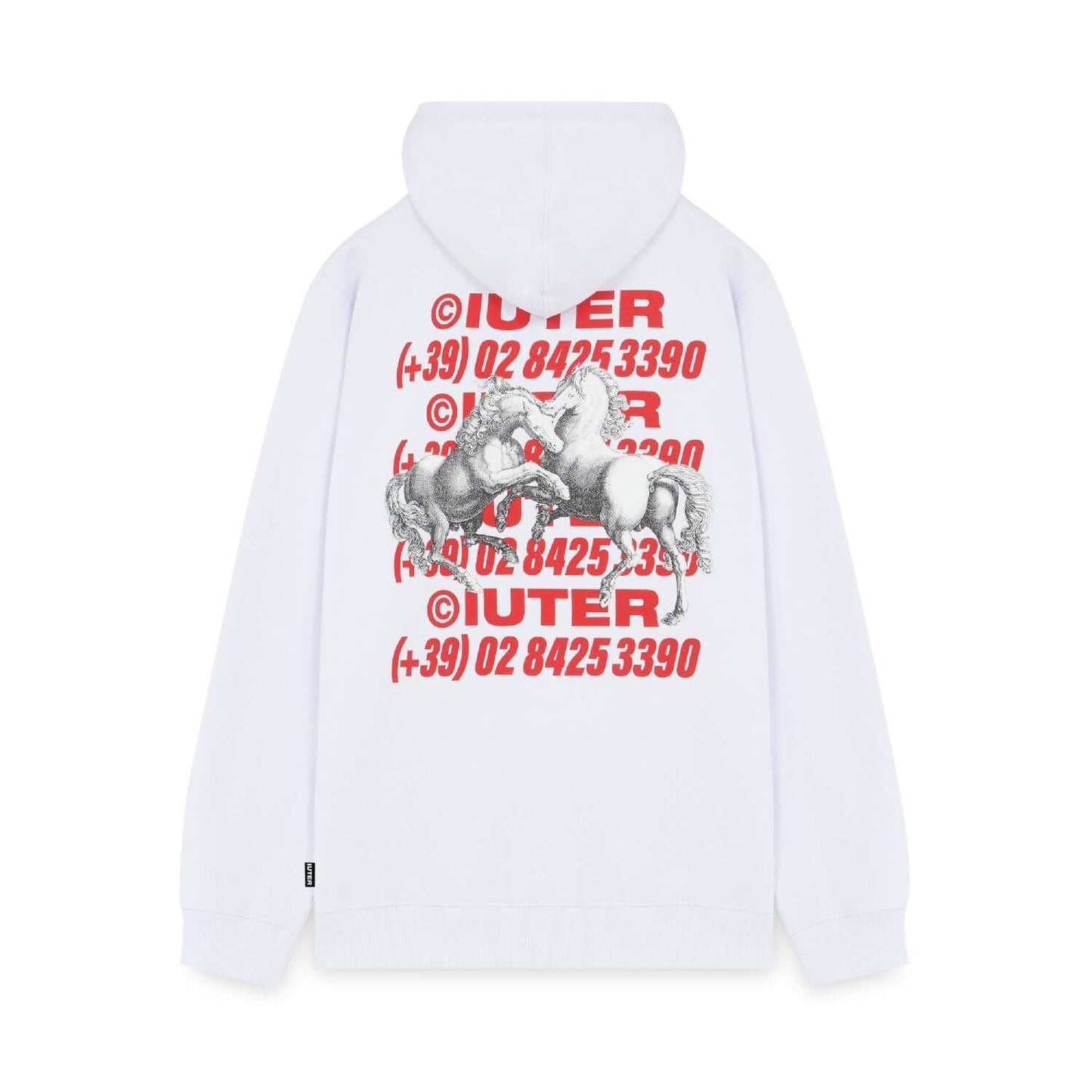 HORSES HOODIE WHITE IUTER €99.0