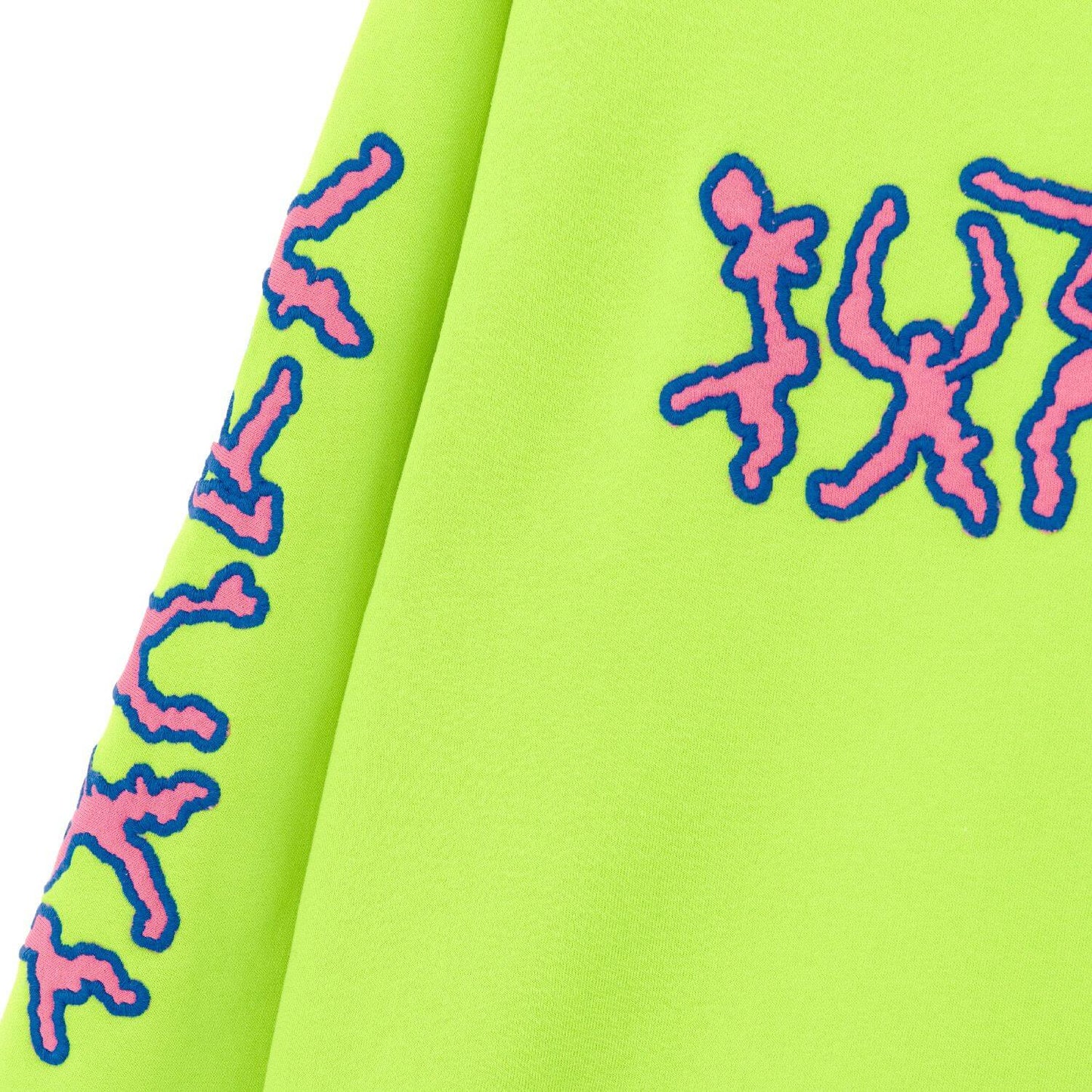 CARVING HOODIE LIME IUTER €56.0