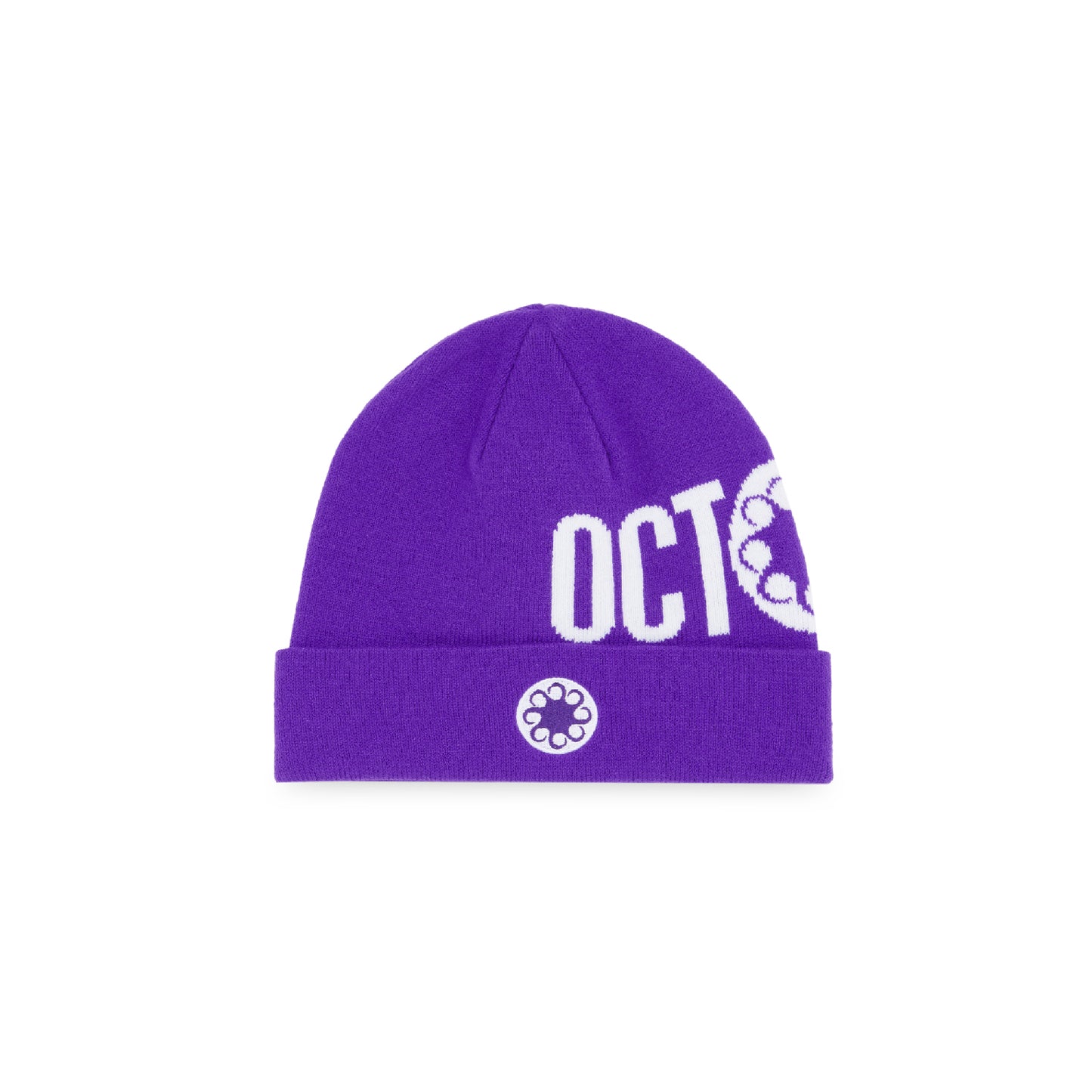 OCTOPUS LOGO BEANIE PURPLE