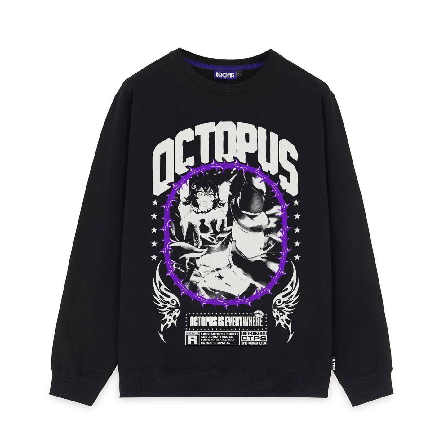 HENTAI THORNS CREWNECK BLACK