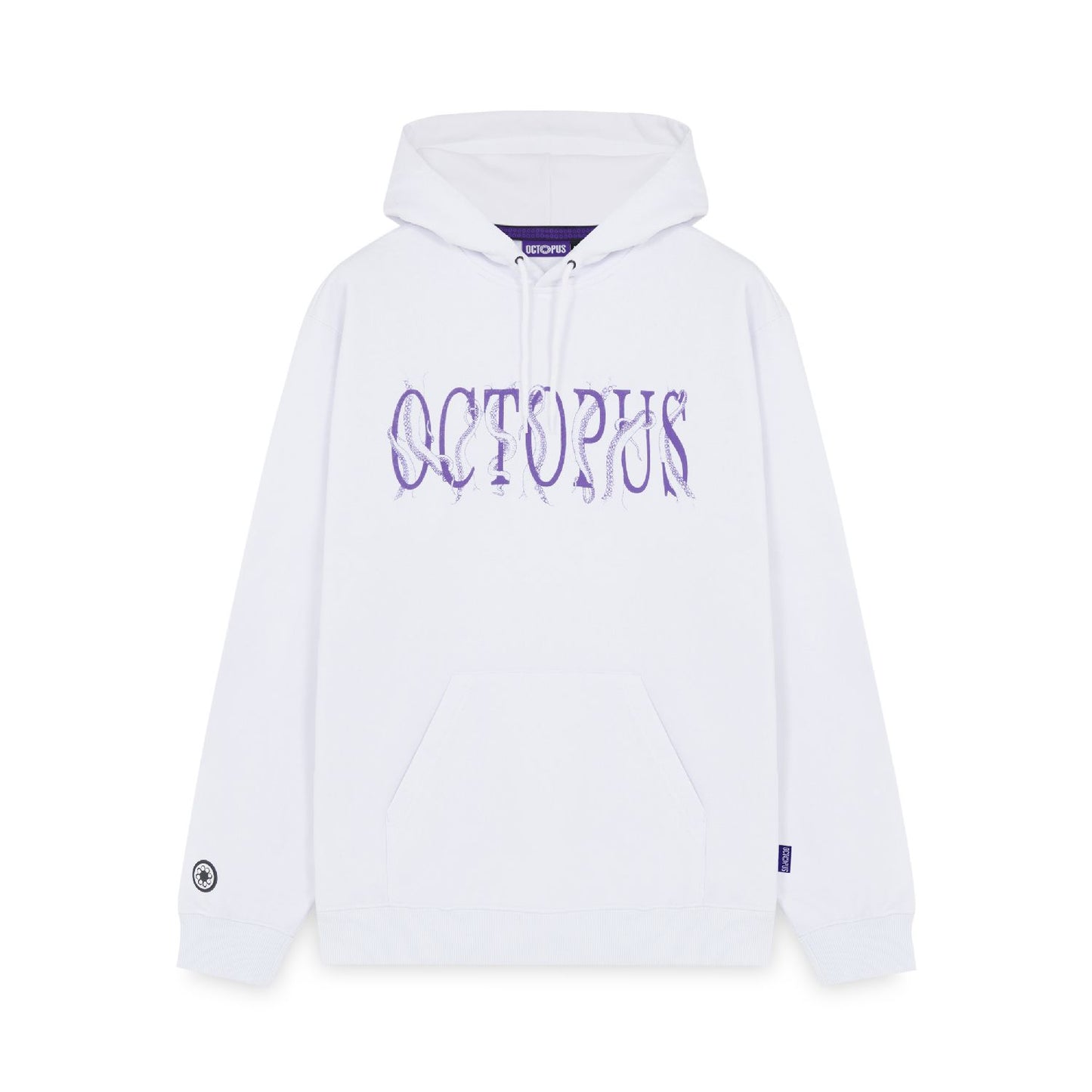 TENTACLES LOGO HOODIE WHITE