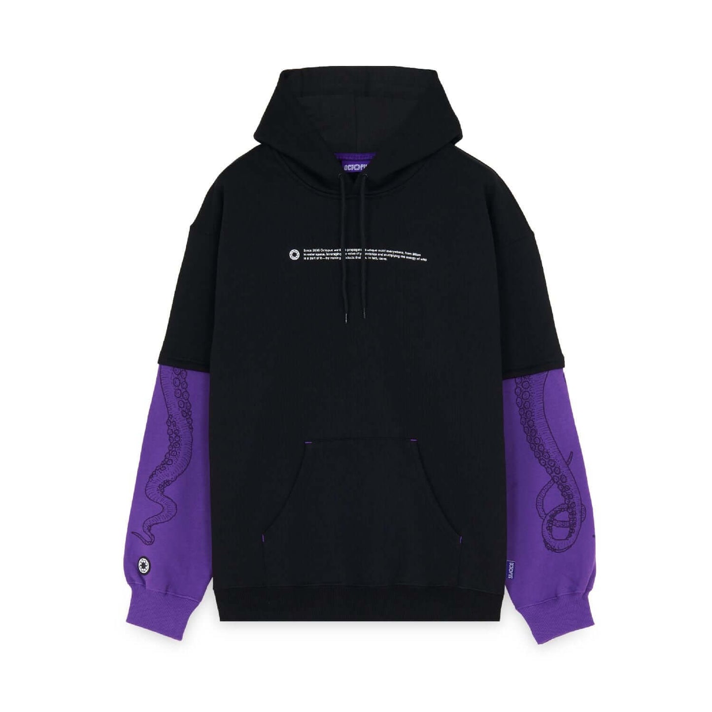LOGO OVERHOODIE BLACK OCTOPUS €160.0