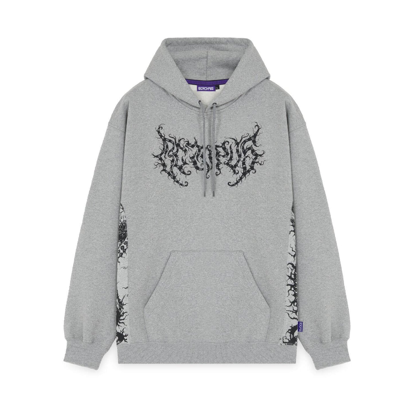 ROOTS LOGO HOODIE LIGHT GREY OCTOPUS €99.0