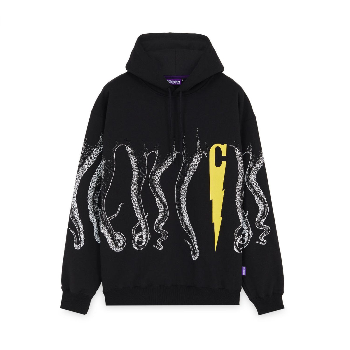 CLASH OCTOPUS HOODIE BLACK