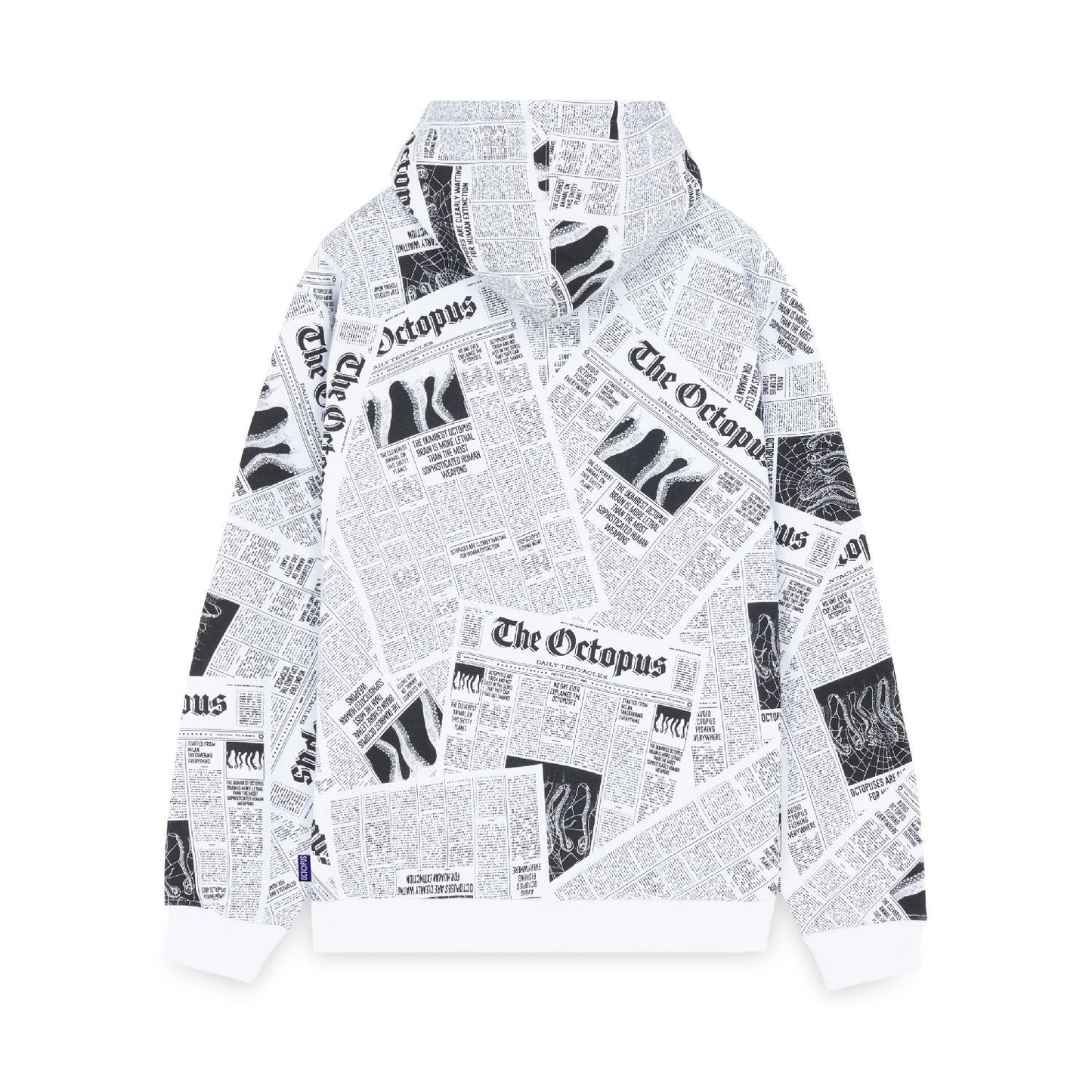 NEWSPAPER HOODIE WHITE