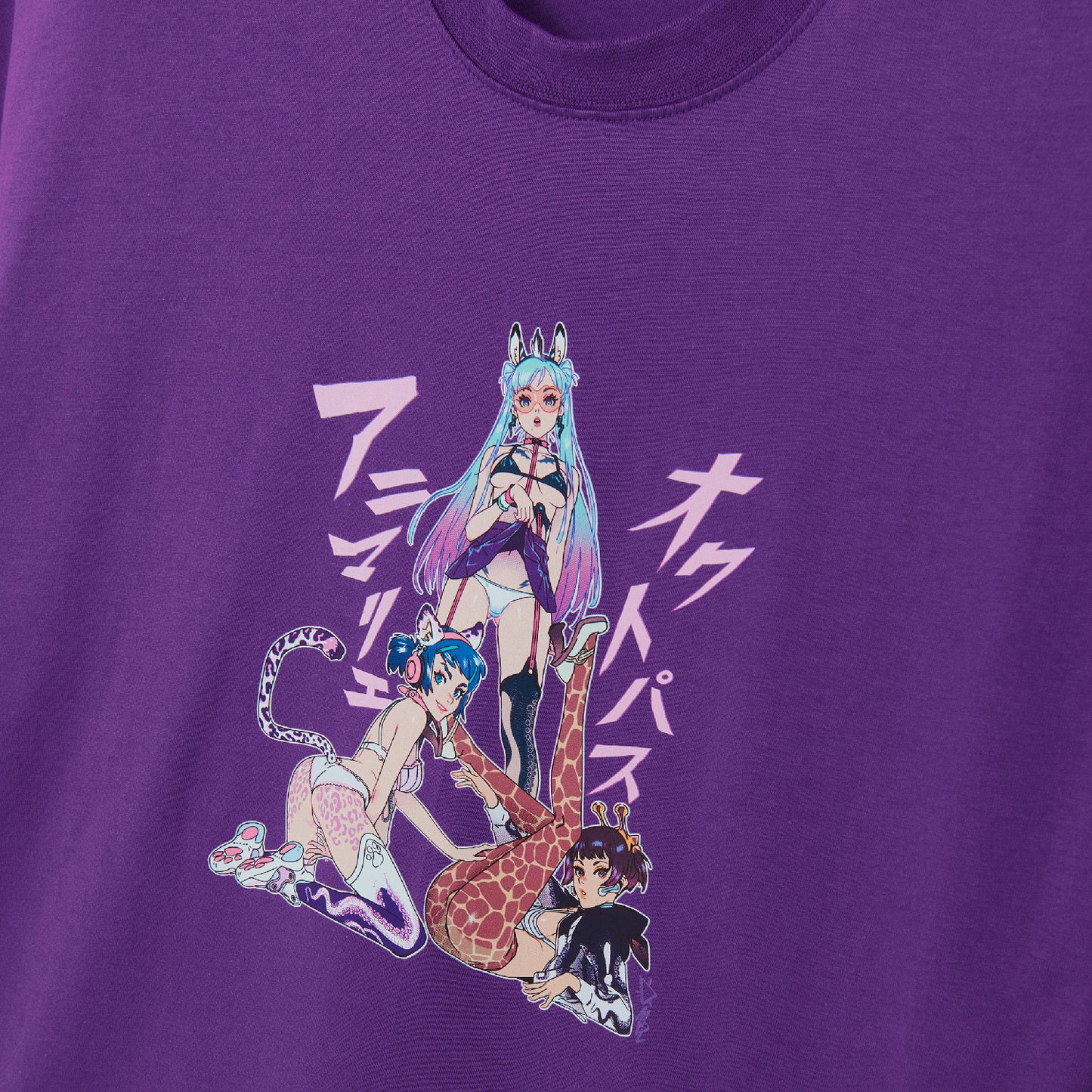BAND IDOL TEE BY DE LONGIS PURPLE