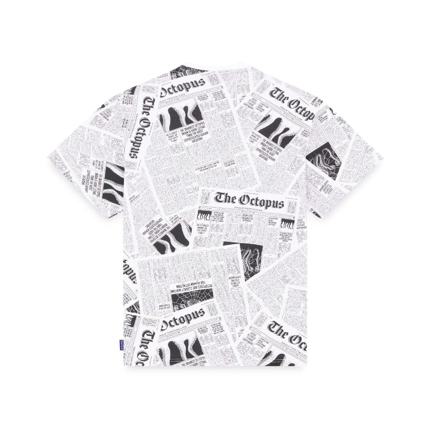 NEWSPAPER TEE WHITE OCTOPUS €45.0