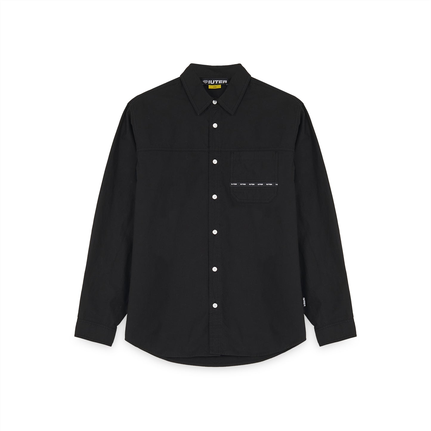 SEAM L/S SHIRT BLACK