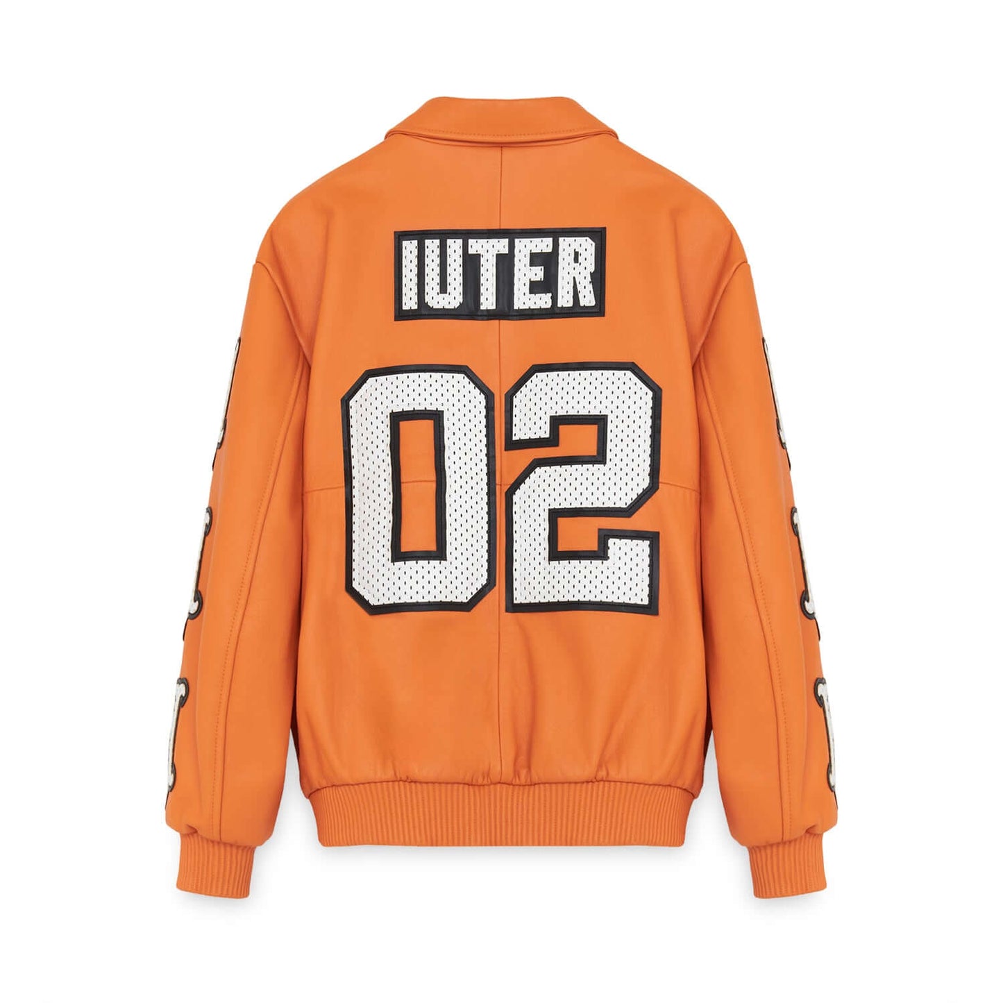 TOGETHER LEATHER JACKET ORANGE IUTER €500.0
