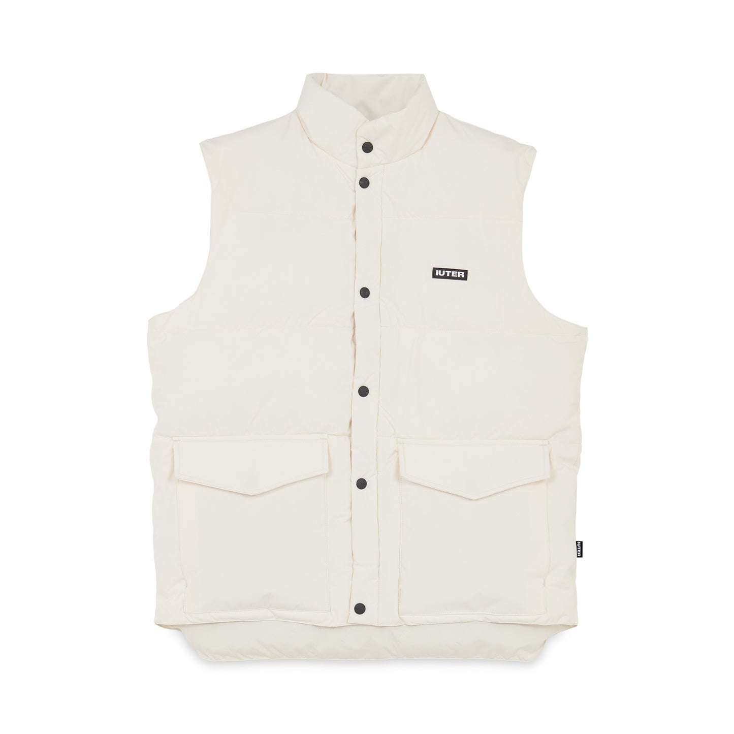IUTER PUFF VEST DUSTYWHITE
