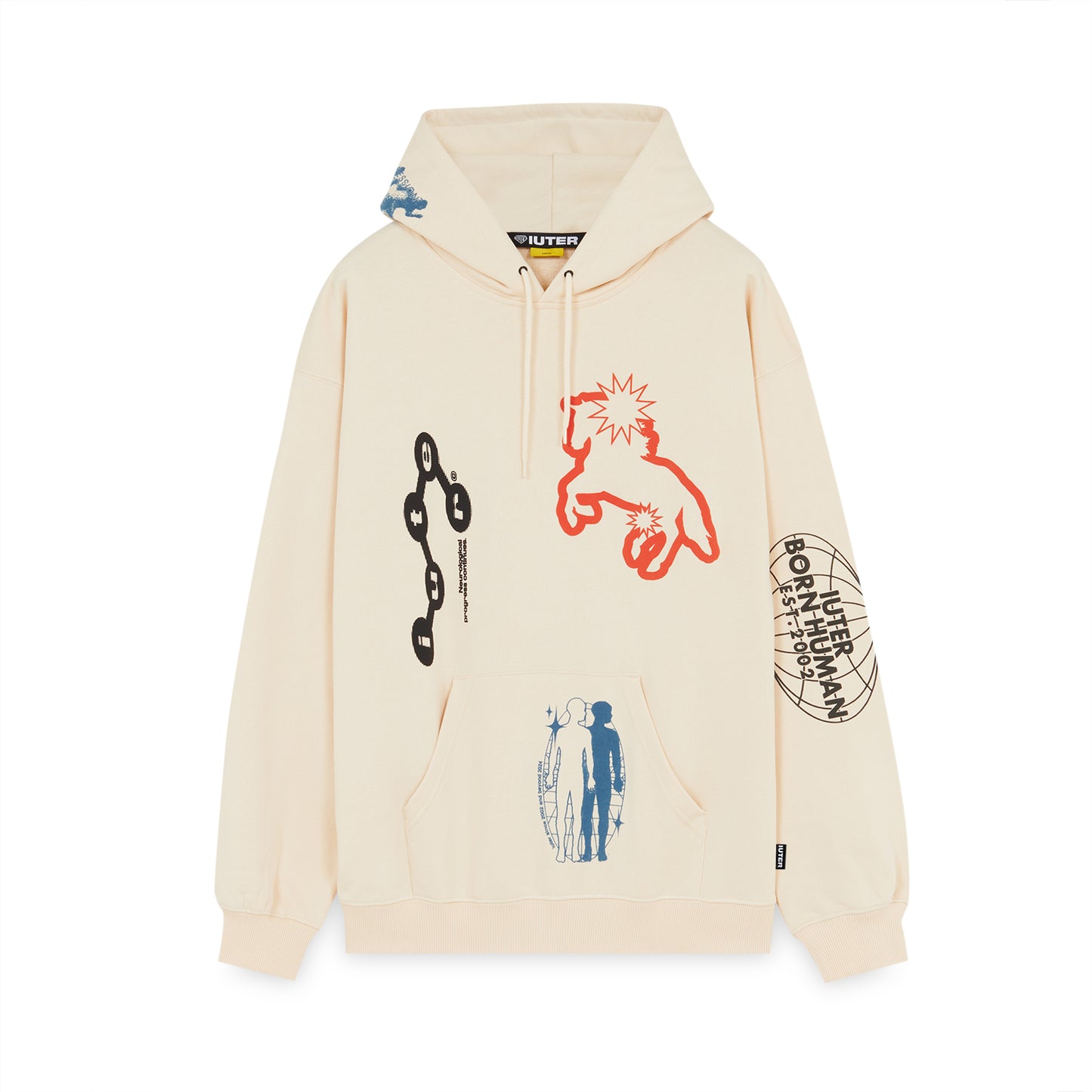 DISCOVERY HOODIE DUSTYWHITE