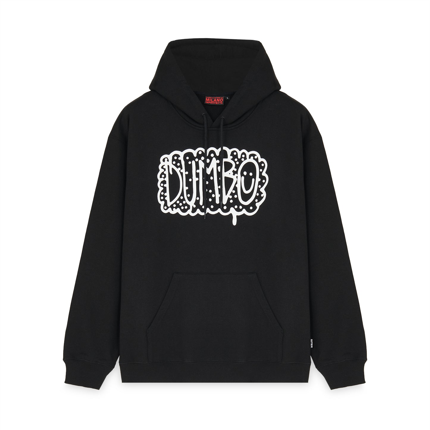 DUMBO X IUTER - DUMBO HOODIE BLACK