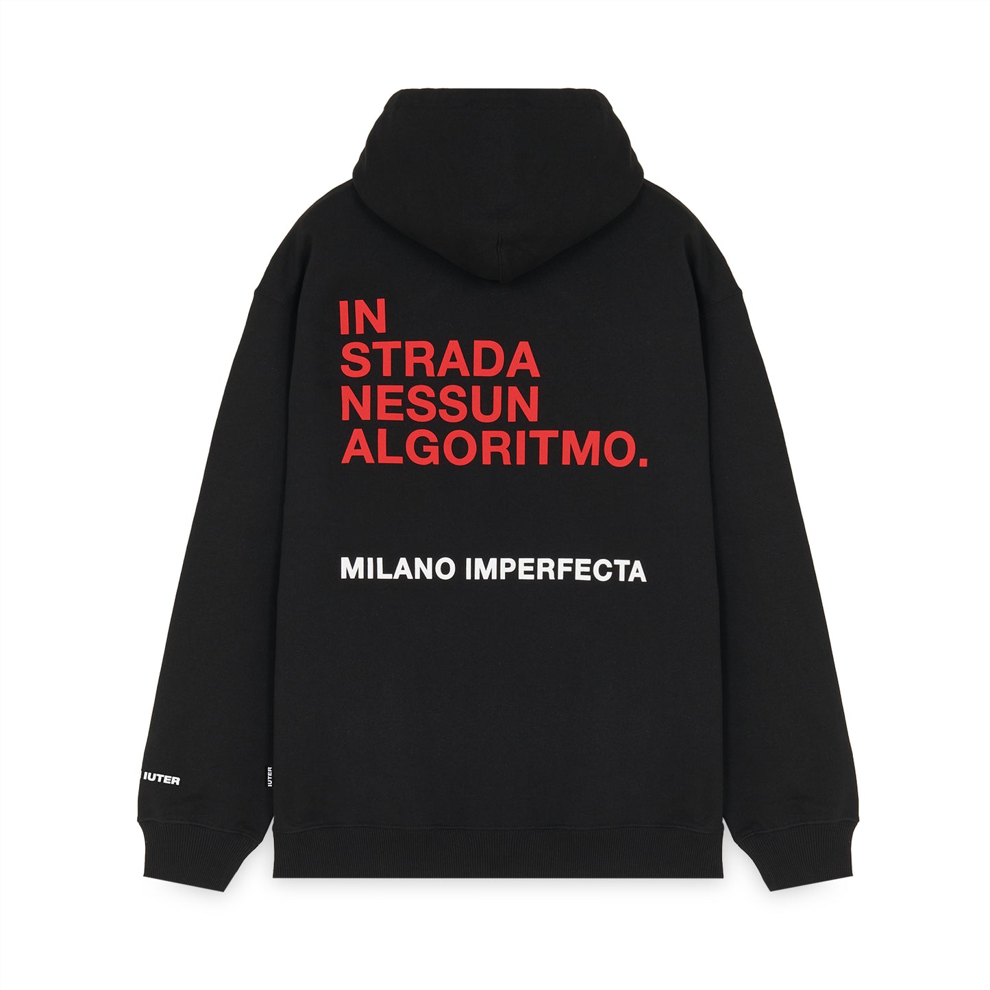 DUMBO X IUTER - DUMBO HOODIE BLACK
