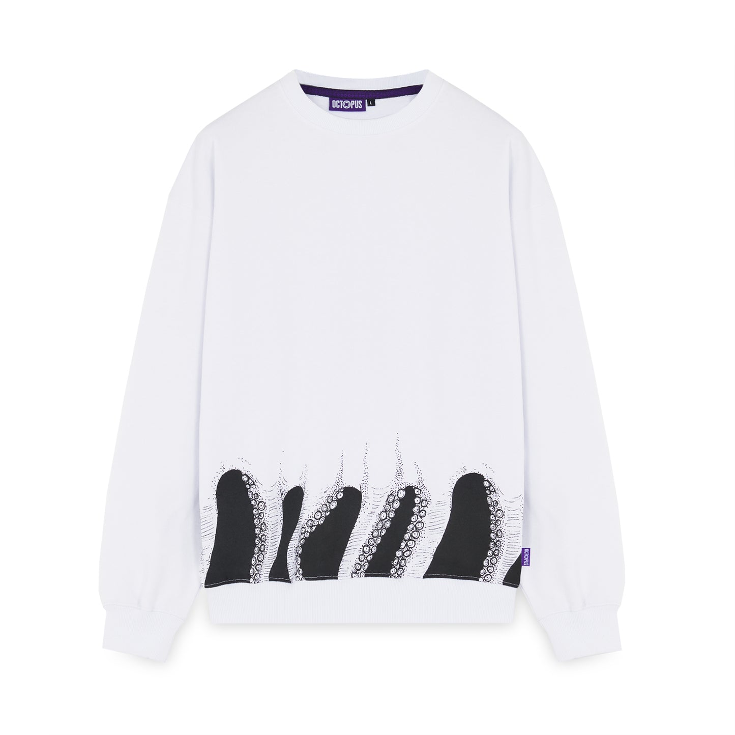 OCTOPUS LOWER CREWNECK WHITE OCTOPUS €36.0