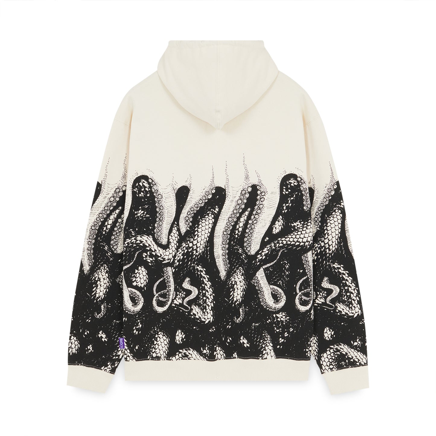 OCTOPUS SNAKES HOODIE DUSTYWHITE