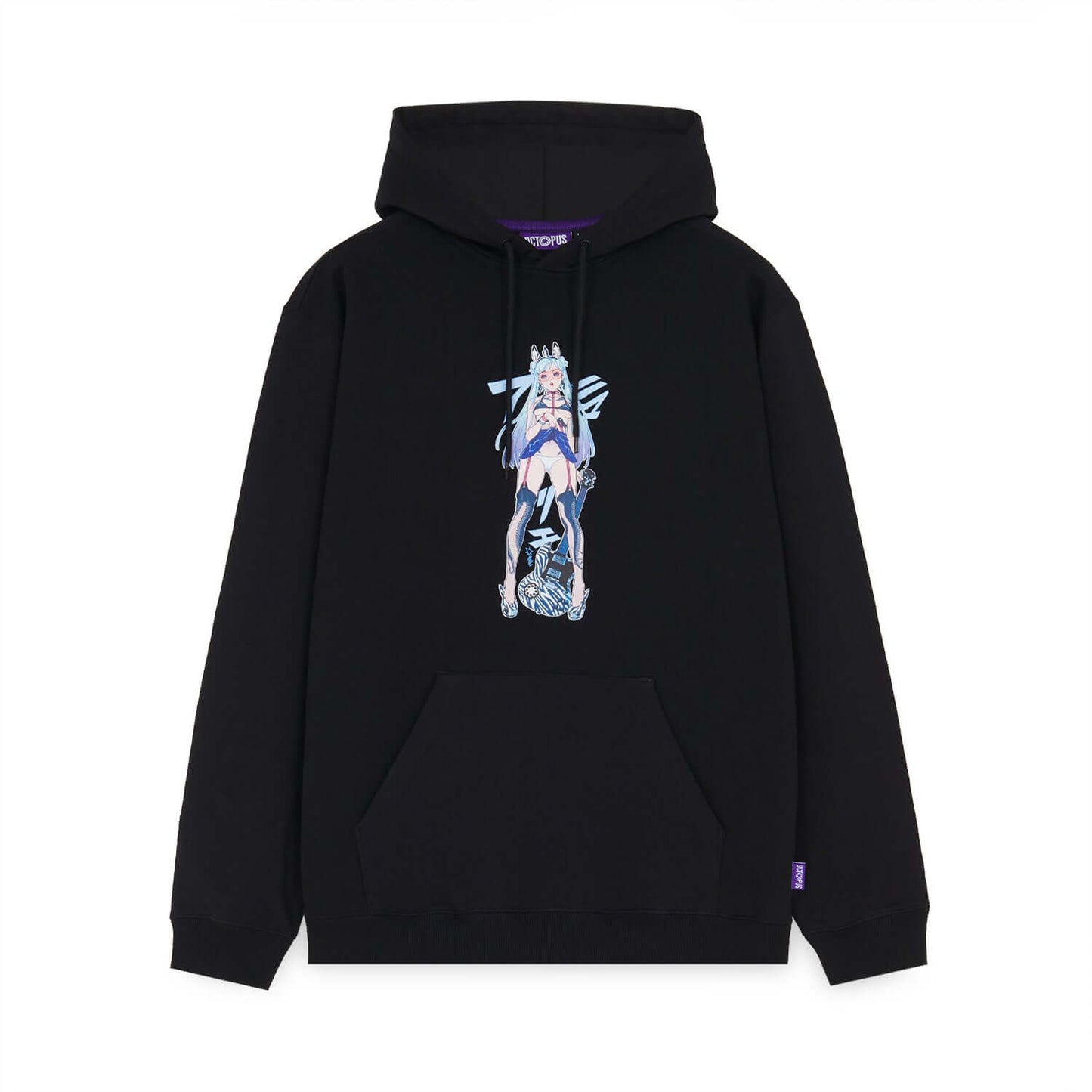ZEBRA IDOL HOODIE BLACK OCTOPUS €38.0