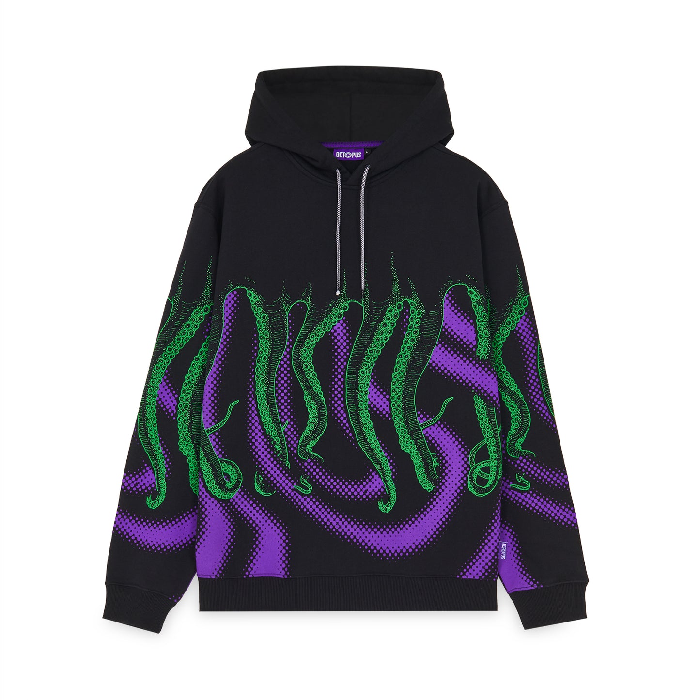 OCTOPUS VORTEX HOODIE BLACK