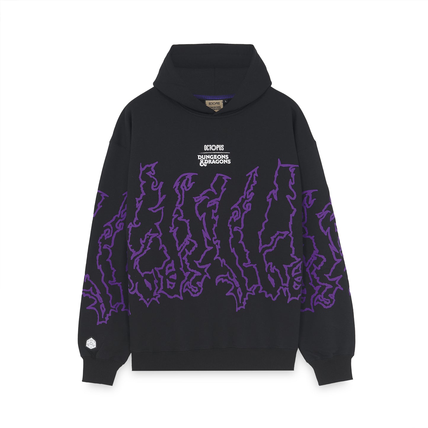 OCTOPUS DUNGEONS & DRAGONS LICH KING HOODIE PURPLE BLACK