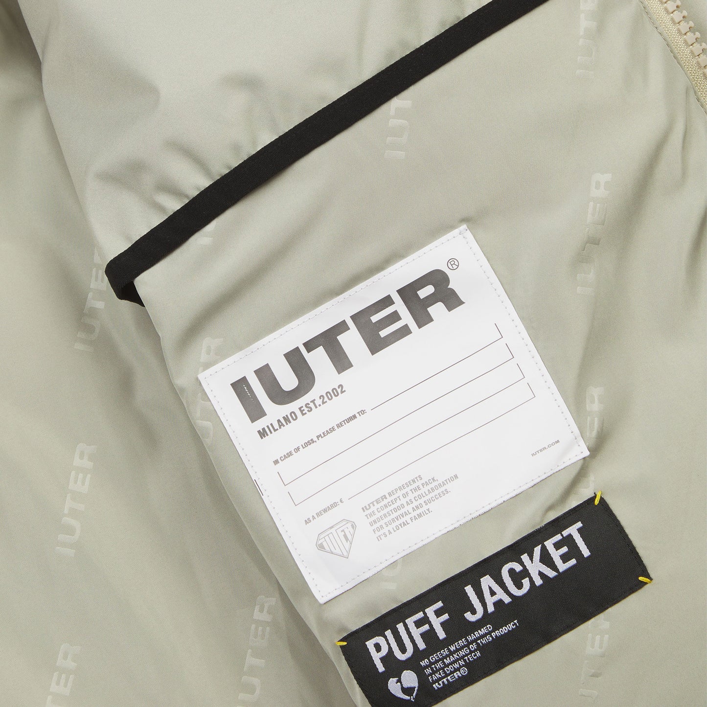 IUTER PUFF JACKET ICE