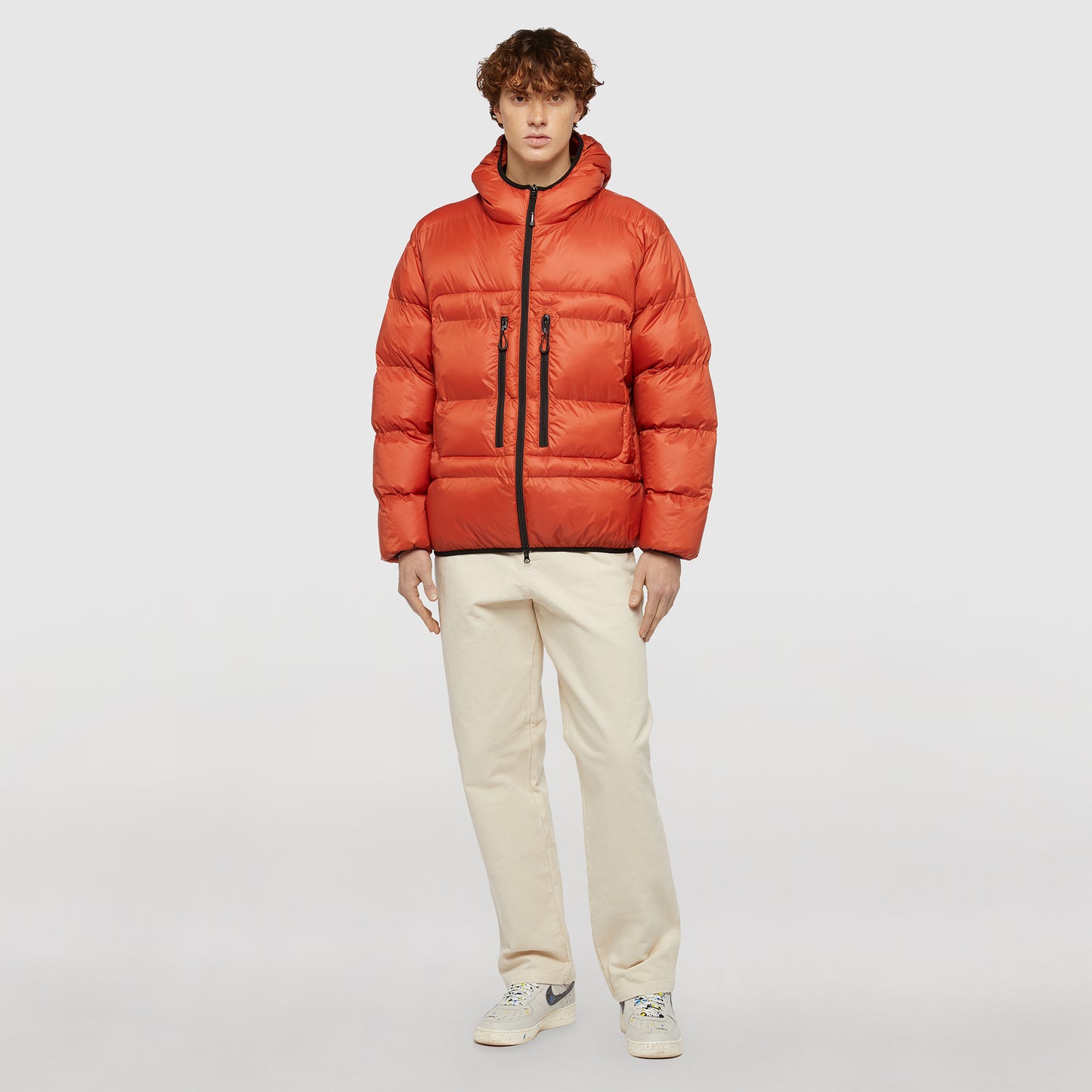 STORM PUFF JACKET BRICK