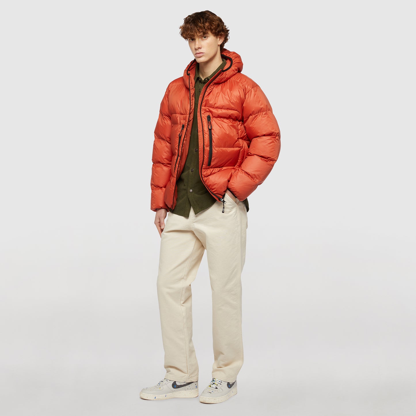 STORM PUFF JACKET BRICK