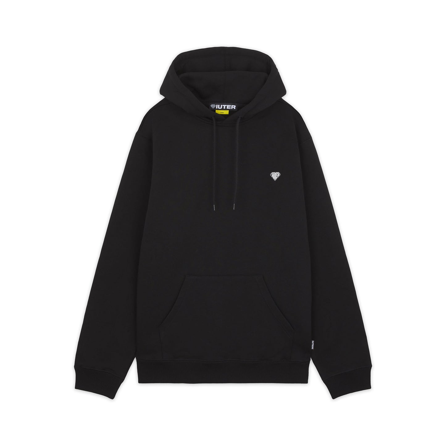 HEART LOGO HOODIE BLACK