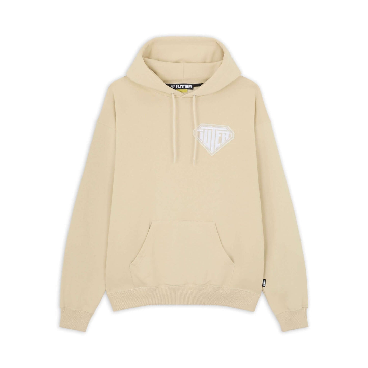 LOGO PATCH HOODIE CREAM IUTER €36.0