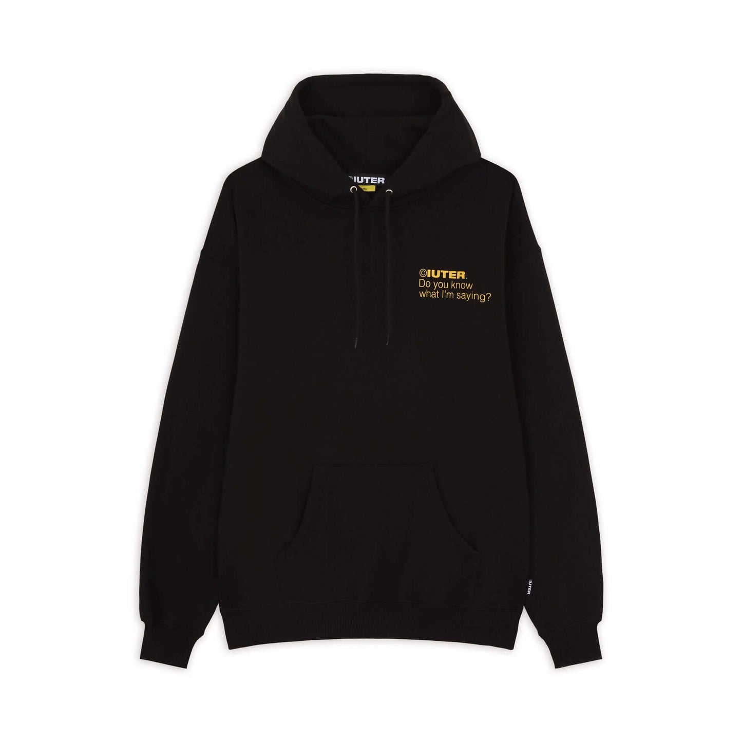 SENSE HOODIE BLACK IUTER €38.0