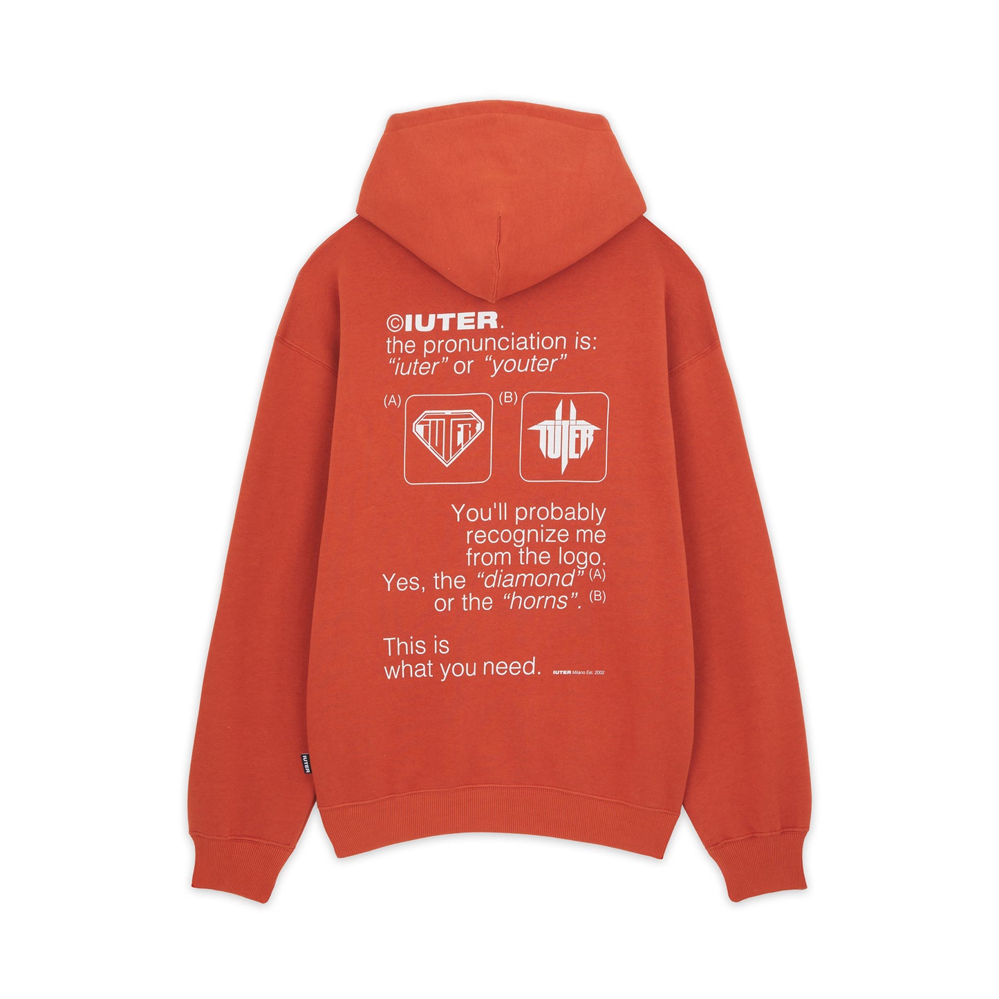 SENSE HOODIE BRICK