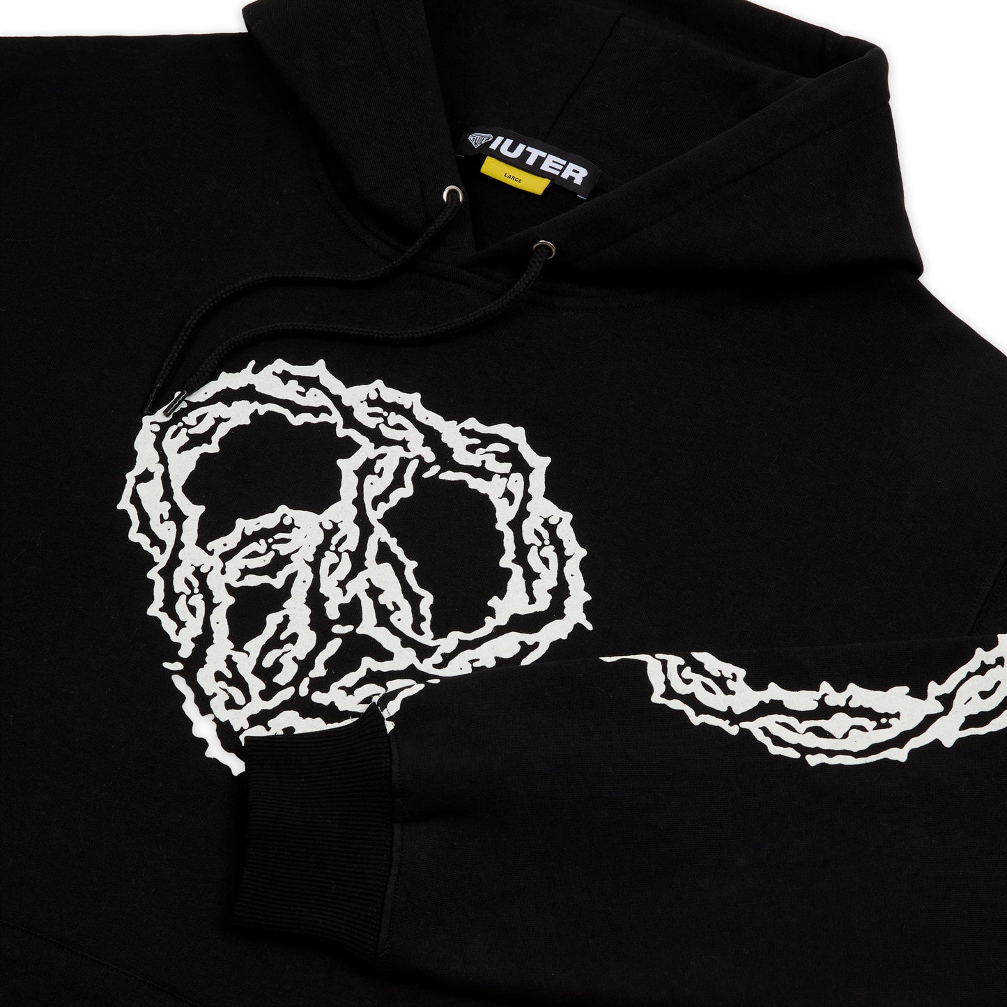 THORNS HOODIE BLACK