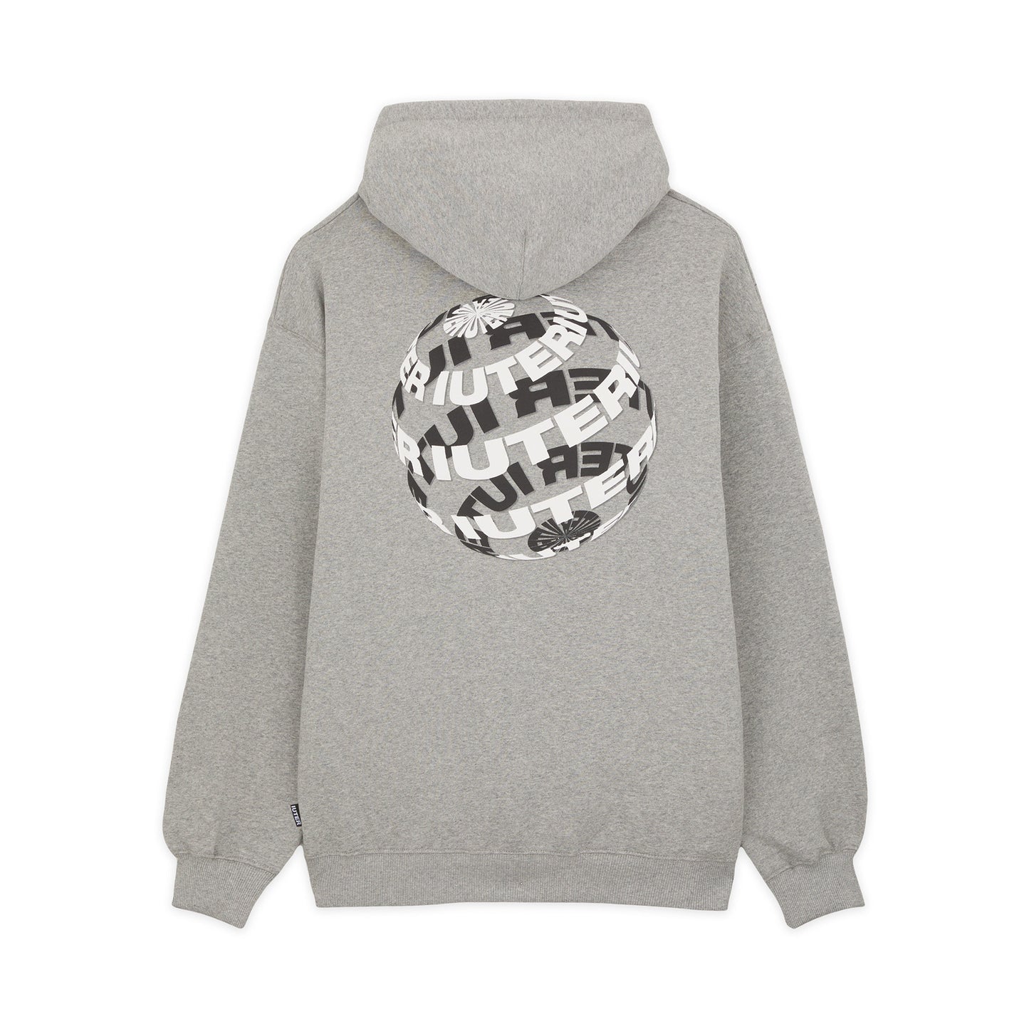 ROUND HOODIE LIGHT GREY