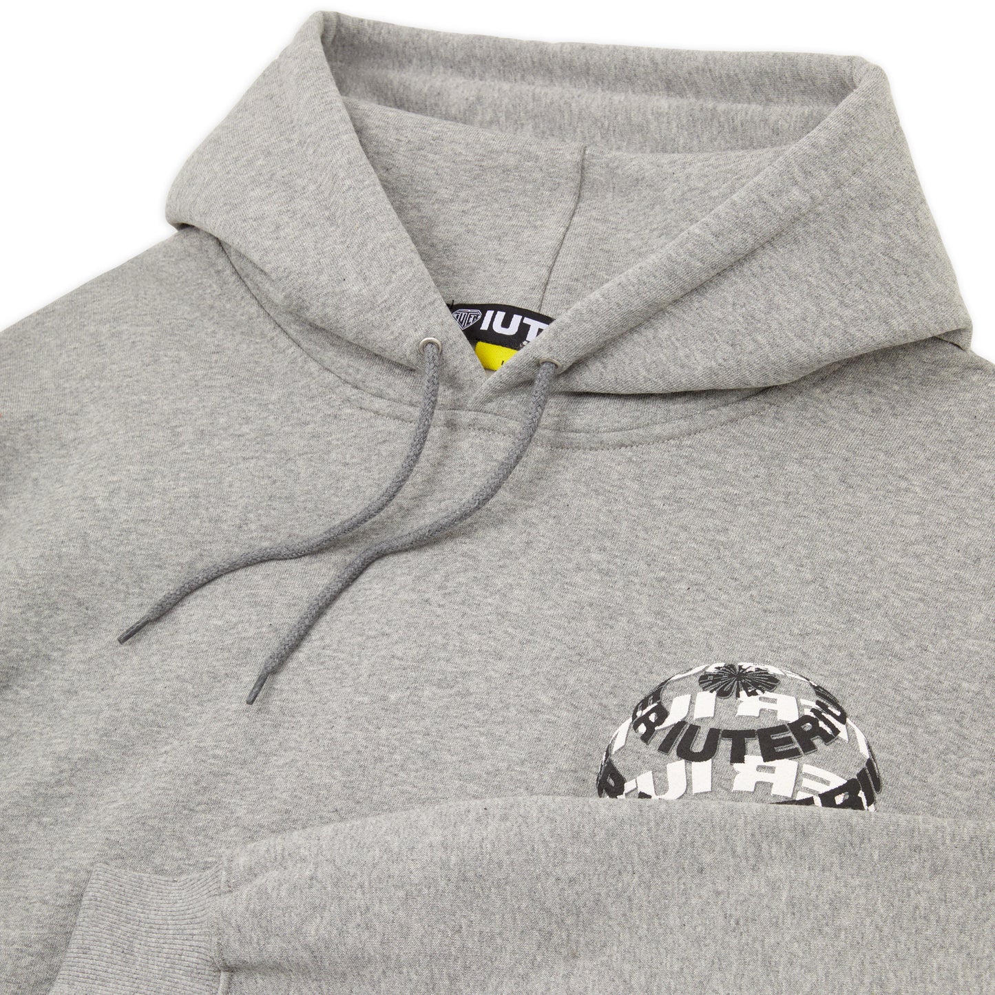 ROUND HOODIE LIGHT GREY