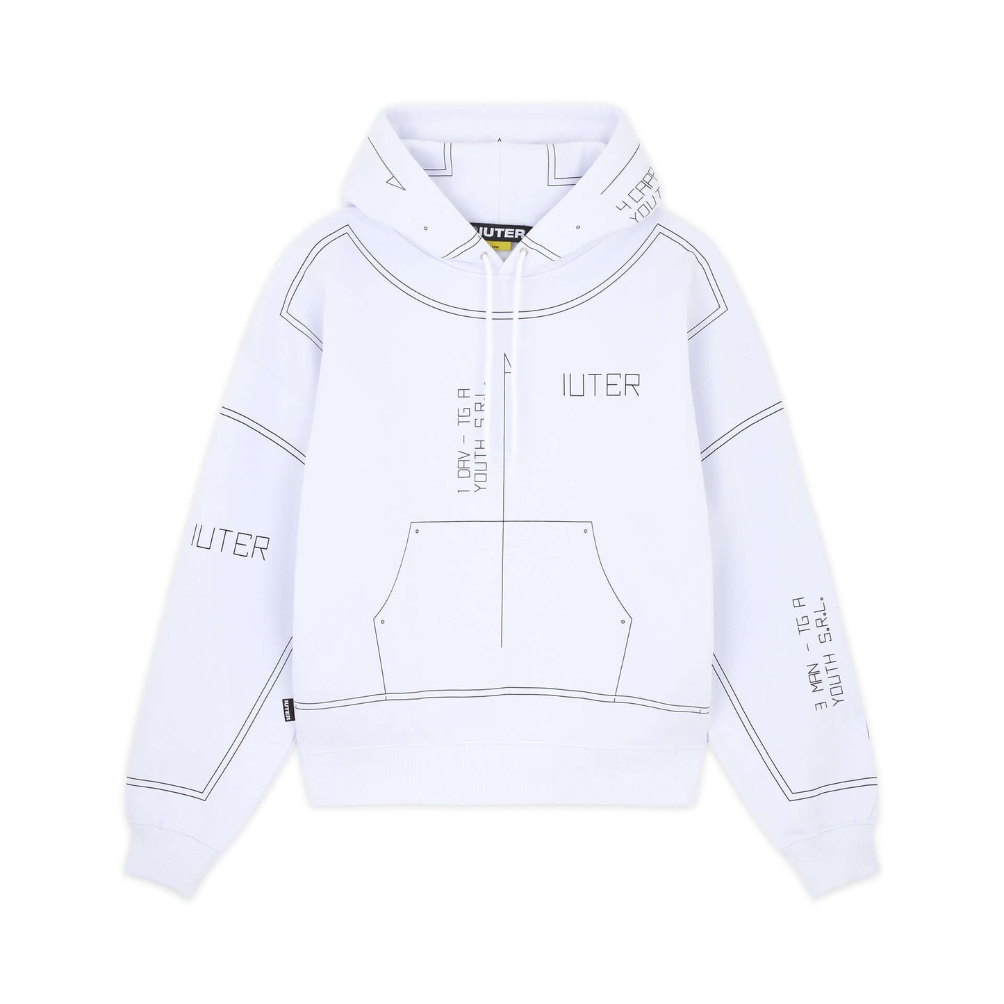 SIMO HOODIE WHITE IUTER €46.0