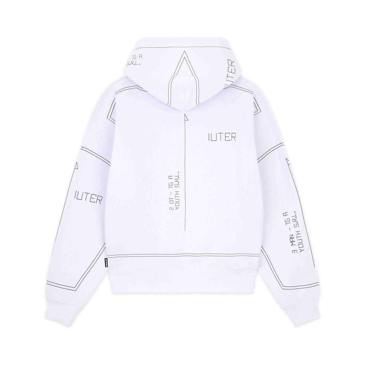 SIMO HOODIE WHITE IUTER €46.0