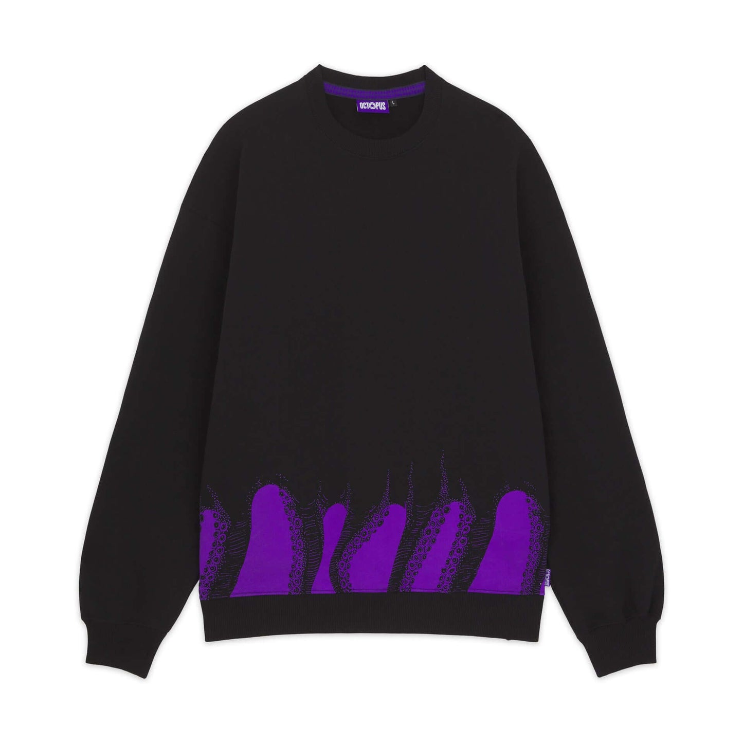 OCTOPUS LOWER CREWNECK BLACK OCTOPUS €36.0
