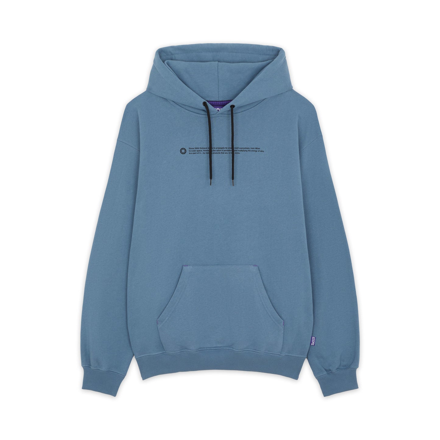 OUTLINE LOGO HOODIE STORMY