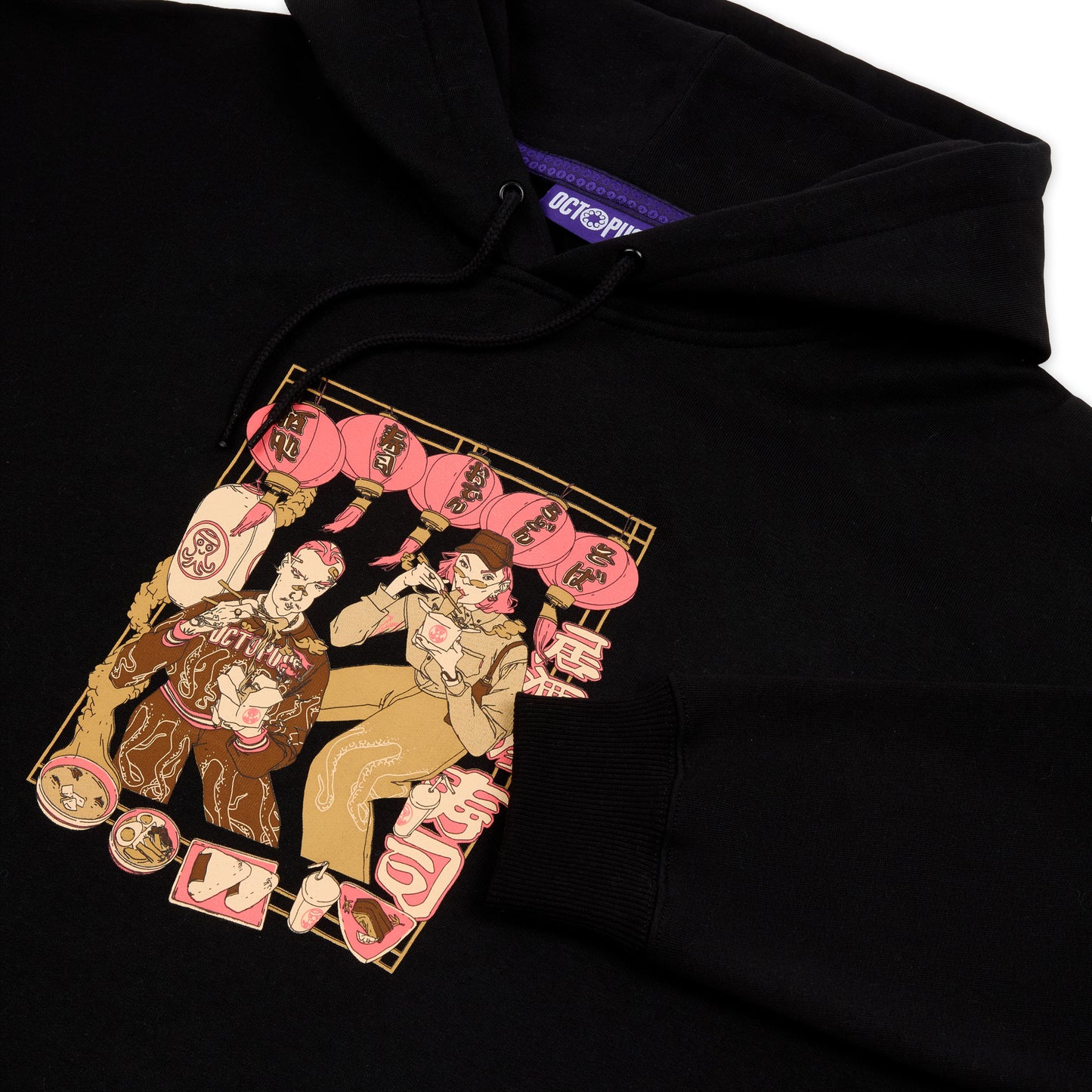 RAMEN BY DANIELE VANZO HOODIE BLACK