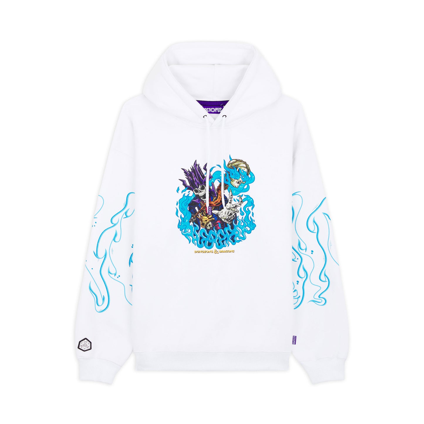 DUNGEONS & DRAGONS OCTOPUS LICH KING HOODIE WHITE